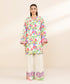 Womens Unstitched Embroidered Multi Two Piece Cotton Suit